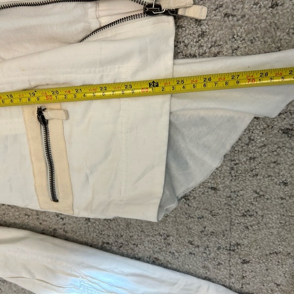 Obakki size 8 cotton,silk and suede beautiful coat in excellent used condition - Picture 6 of 16